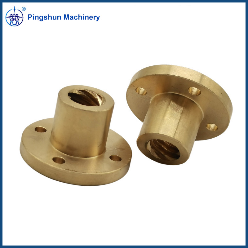 Tr10 copper flange nut