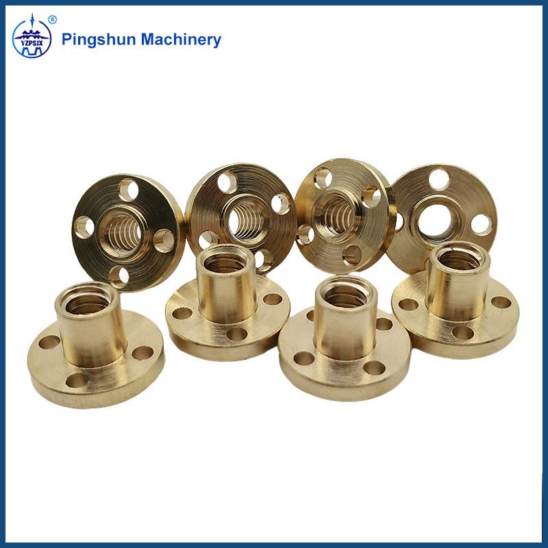 Tr8 copper flange nut
